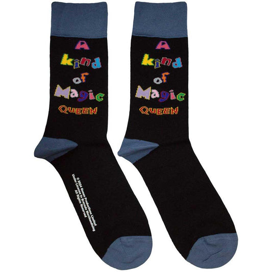 Black - Front - Queen Unisex Adult A Kind Of Magic Socks