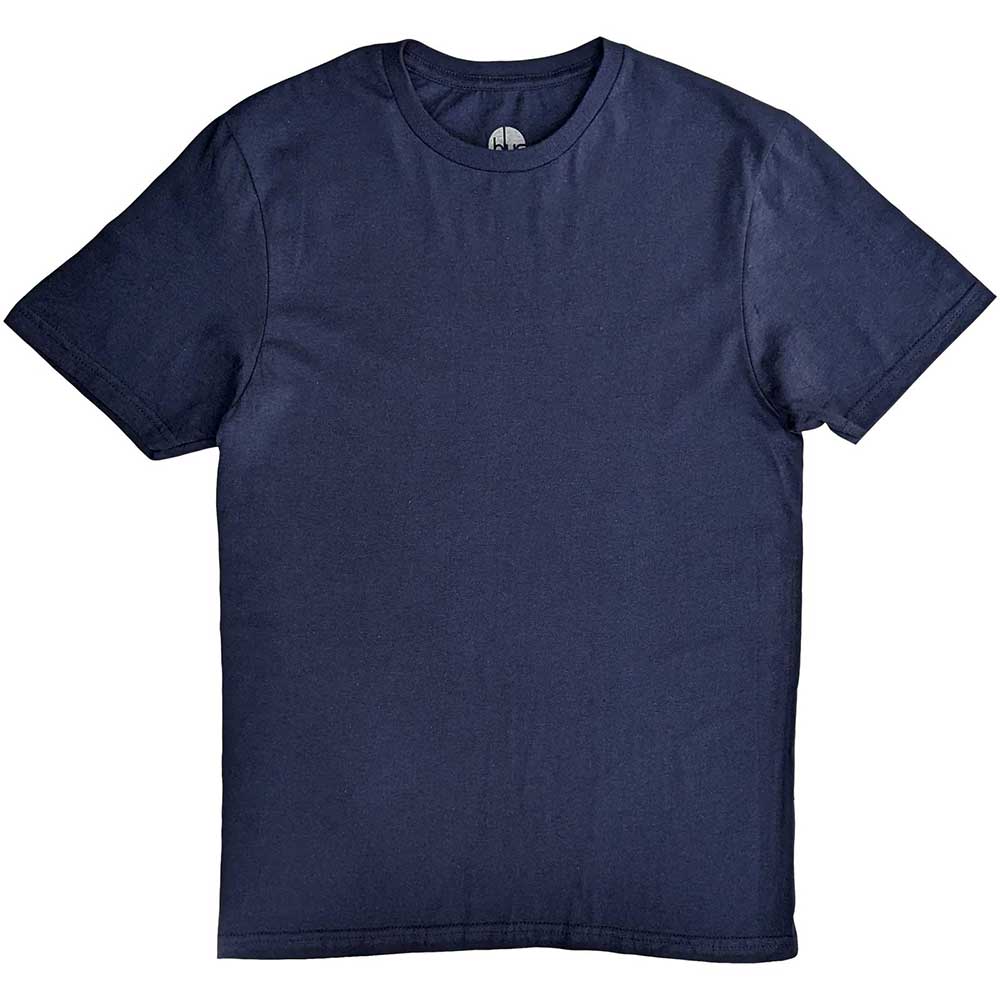 Navy Blue - Front - Blur Unisex Adult Parklife Back Print T-Shirt