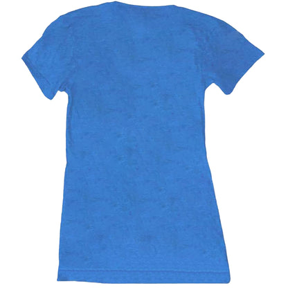Blue - Back - The Beatles Womens-Ladies Yellow Submarine Baddies T-Shirt