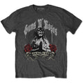 Charcoal Grey - Front - Guns N Roses Unisex Adult Death Men T-Shirt