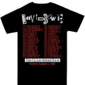Black - Back - David Bowie Unisex Adult Glass Spider Tour Back Print T-Shirt