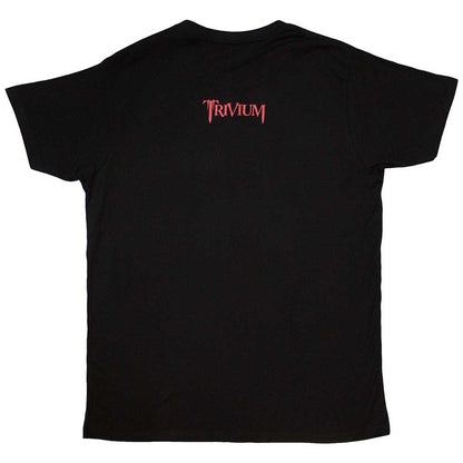 Black - Back - Trivium Unisex Adult Shogun Back Print T-Shirt