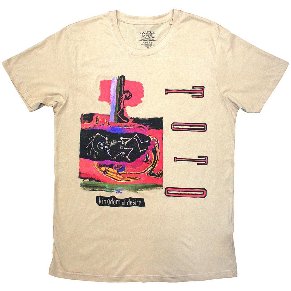 Sand - Front - Toto Unisex Adult Kingdom Of Desire T-Shirt