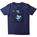 Navy Blue - Front - Joni Mitchell Unisex Adult Blue T-Shirt