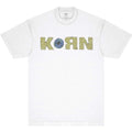 White - Front - Korn Unisex Adult Issues Doll T-Shirt