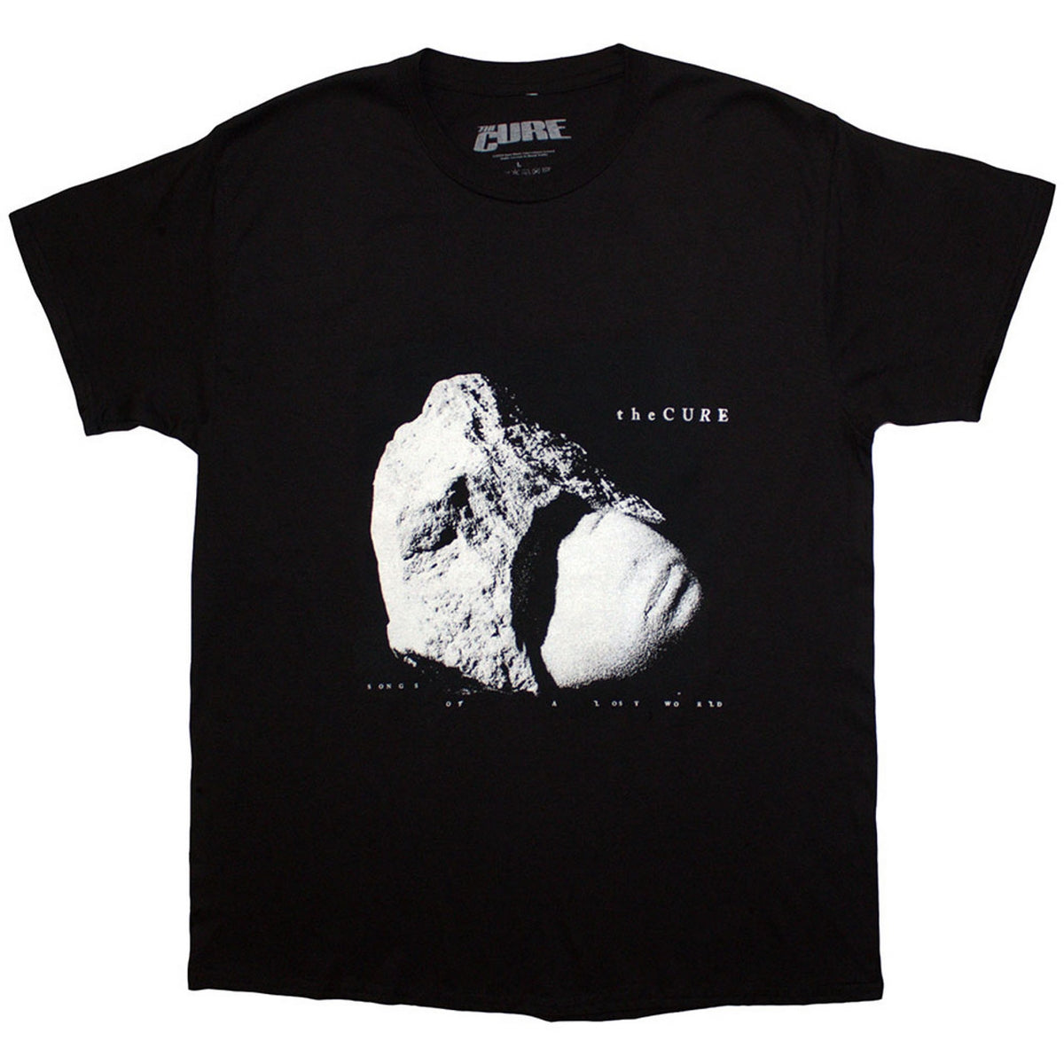 Black - Front - The Cure Unisex Adult Songs Of A Lost World Back Print T-Shirt