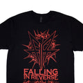 Black - Back - Falling In Reverse Unisex Adult Thorns T-Shirt