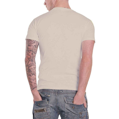 Sand - Back - The Rolling Stones Unisex Adult Mick & Keith Stars Watercolour T-Shirt