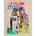 Sand - Side - The Rolling Stones Unisex Adult Mick & Keith Stars Watercolour T-Shirt
