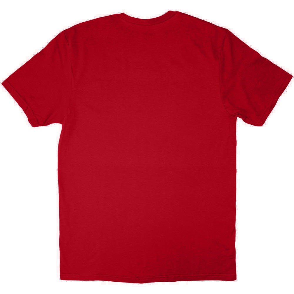 Red - Back - James Brown Unisex Adult Halftone T-Shirt