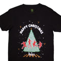 Black - Back - The Beatles Unisex Adult Christmas Tree T-Shirt