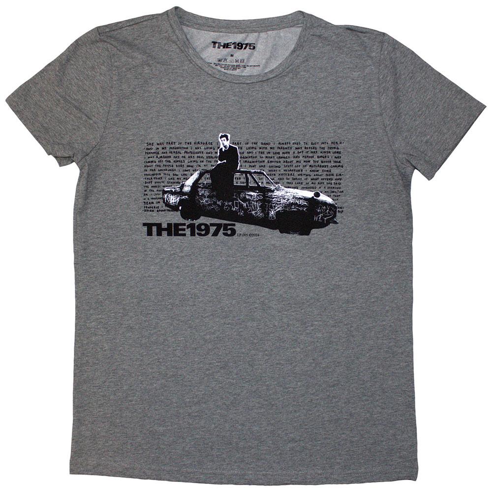 Grey - Front - The 1975 Womens-Ladies Car Photo T-Shirt