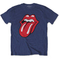 Navy Blue - Front - The Rolling Stones Childrens-Kids Classic Tongue T-Shirt