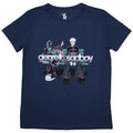Denim Blue - Front - Machine Gun Kelly Womens-Ladies Bench T-Shirt