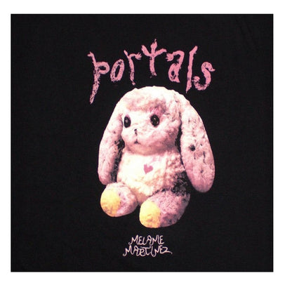 Black - Back - Melanie Martinez Unisex Adult Portals Bunny T-Shirt