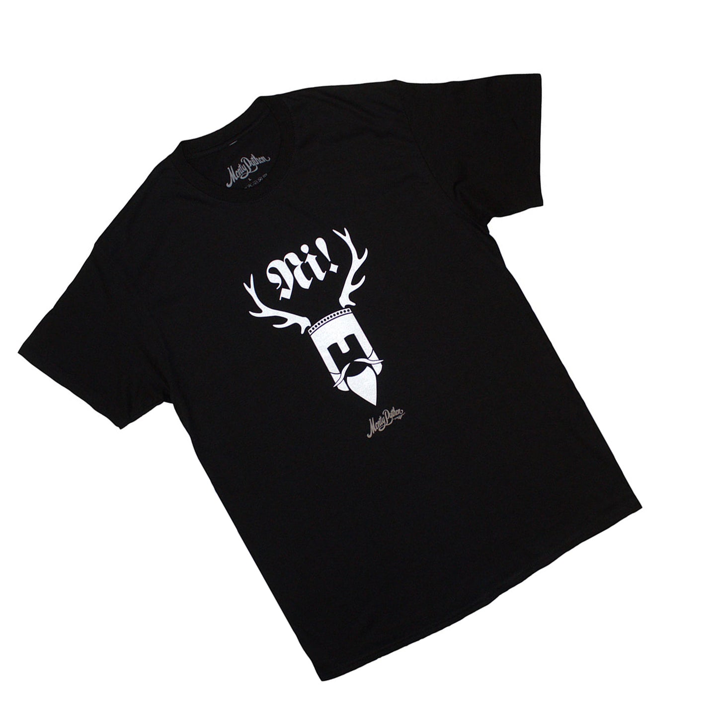 Black - Back - Monty Python Unisex Adult Ni T-Shirt