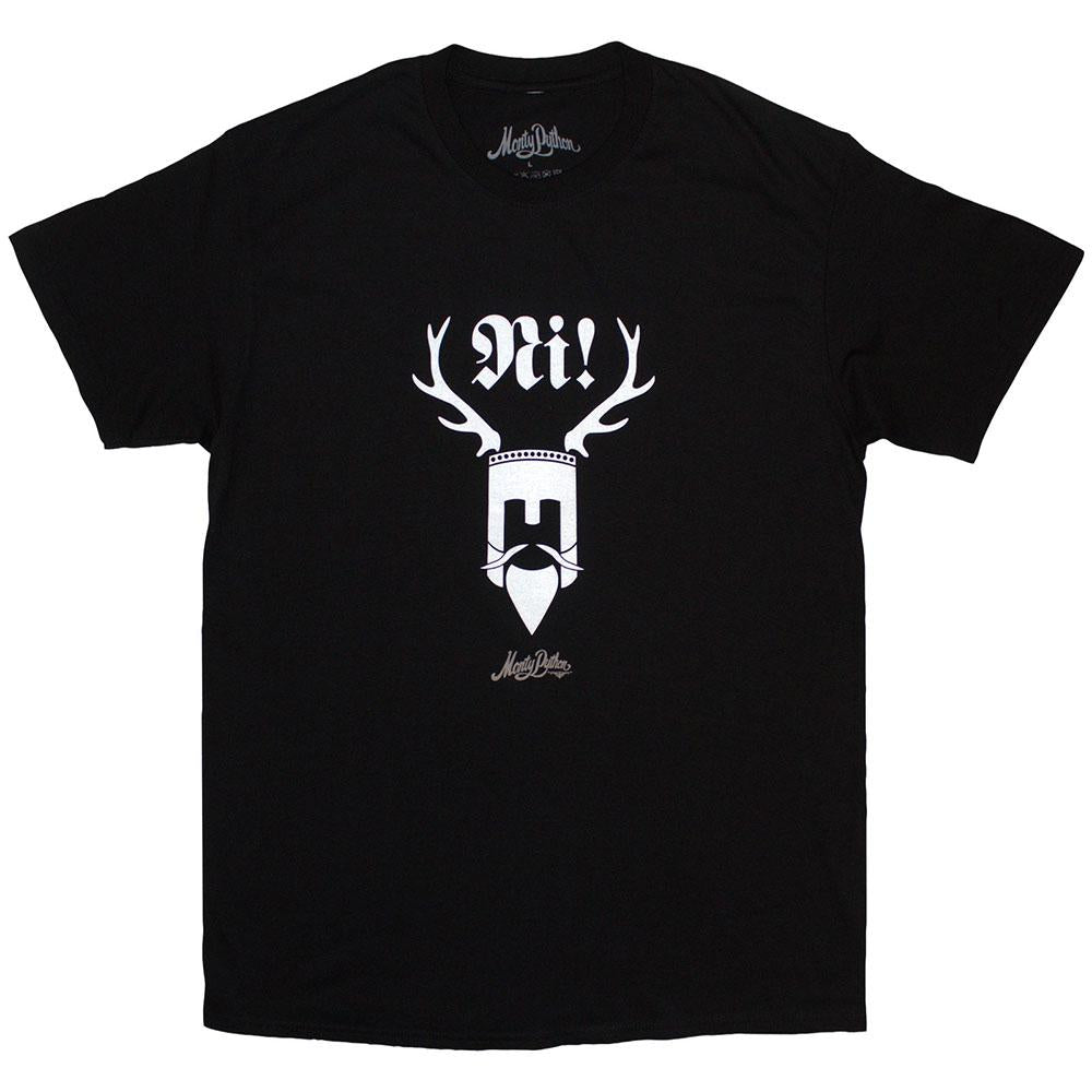 Black - Front - Monty Python Unisex Adult Ni T-Shirt