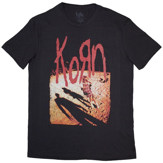 Charcoal Grey - Front - Korn Unisex Adult Shadow Playground T-Shirt