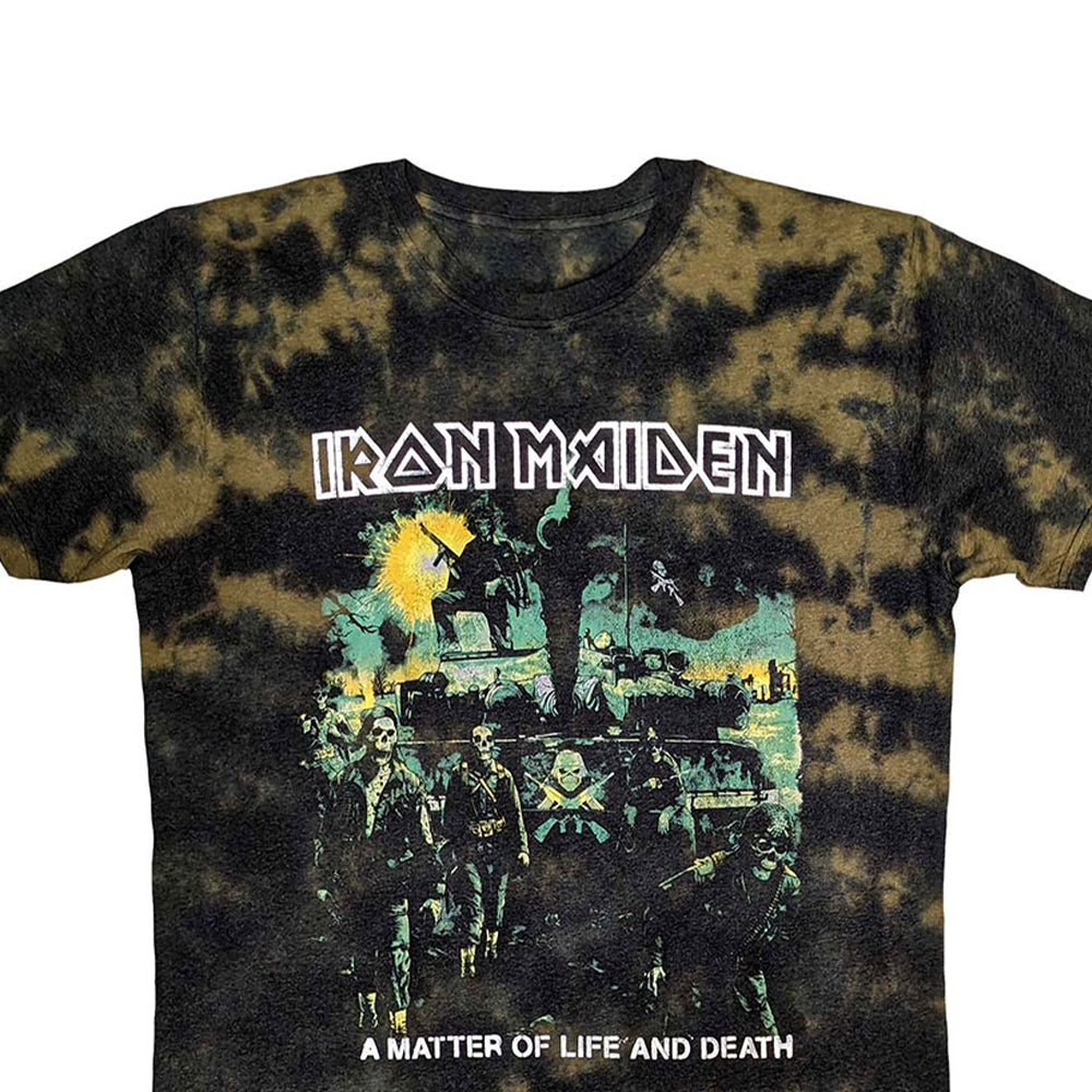 Brown - Back - Iron Maiden Unisex Adult A Matter Of Life And Death T-Shirt