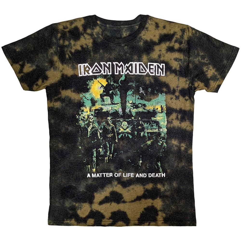 Brown - Front - Iron Maiden Unisex Adult A Matter Of Life And Death T-Shirt