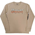 Sand - Front - Slipknot Unisex Adult The End, So Far Barcode Logo Long-Sleeved T-Shirt