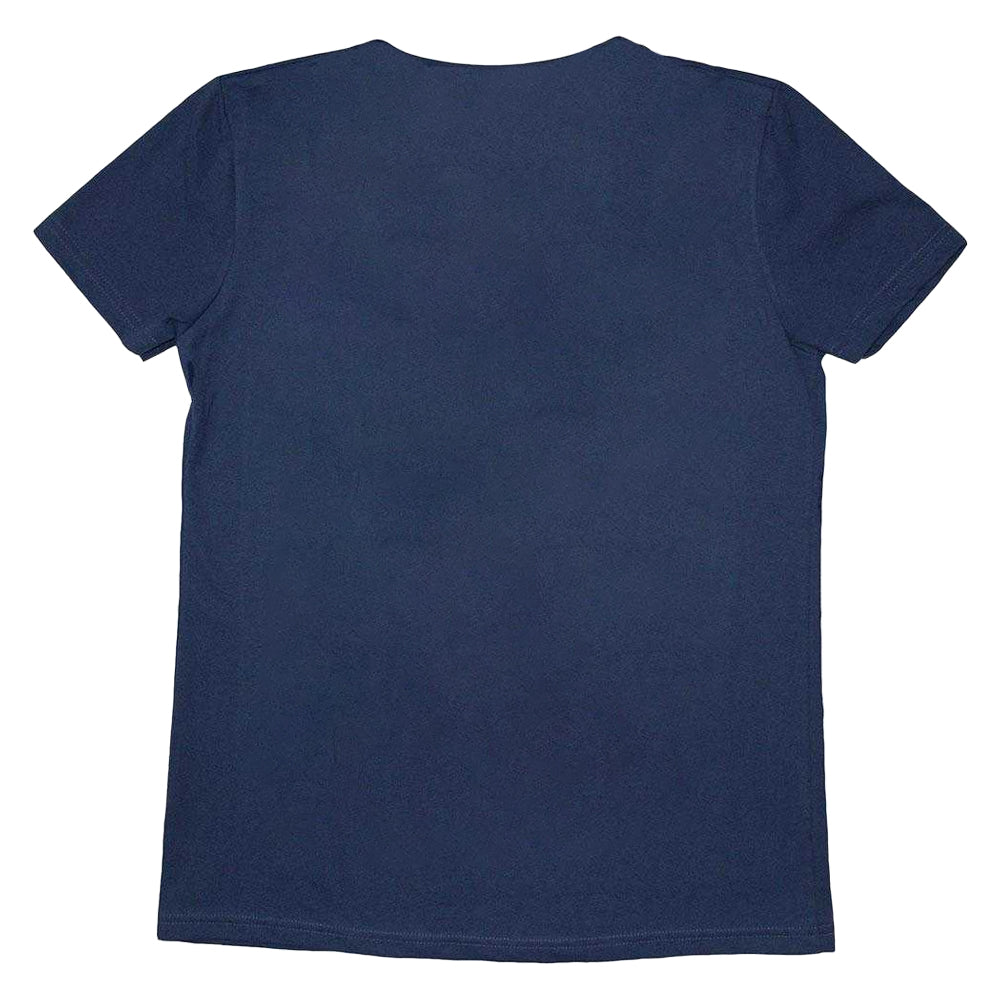 Denim Blue - Back - Pantera Womens-Ladies Skeleton Cowboy T-Shirt