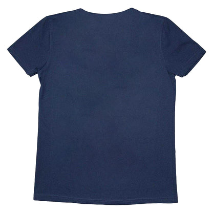 Denim Blue - Back - Pantera Womens-Ladies Skeleton Cowboy T-Shirt