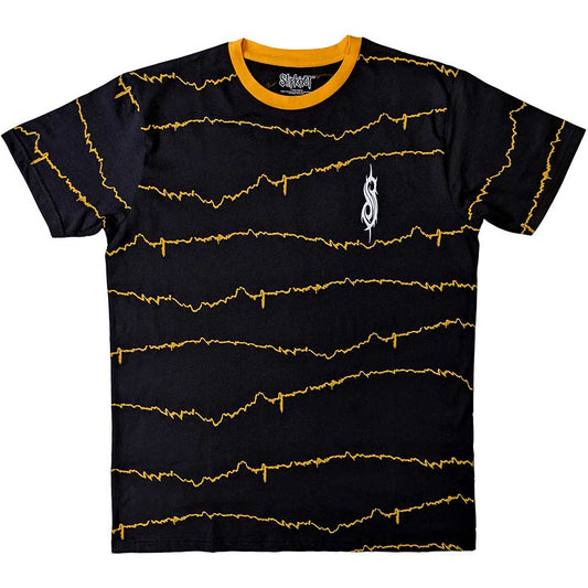 Black - Front - Slipknot Unisex Adult The End, So Far Tribal Sigil Ringer T-Shirt