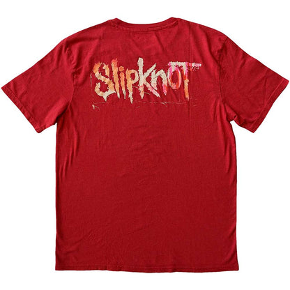 Red - Back - Slipknot Unisex Adult The End So Far Tribal-S Back Print T-Shirt