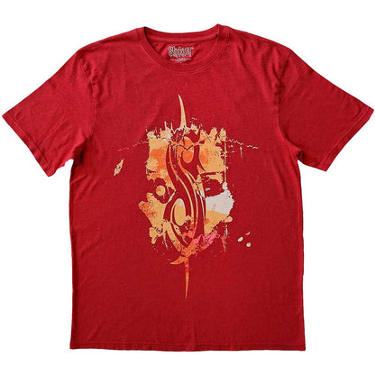 Red - Front - Slipknot Unisex Adult The End So Far Tribal-S Back Print T-Shirt
