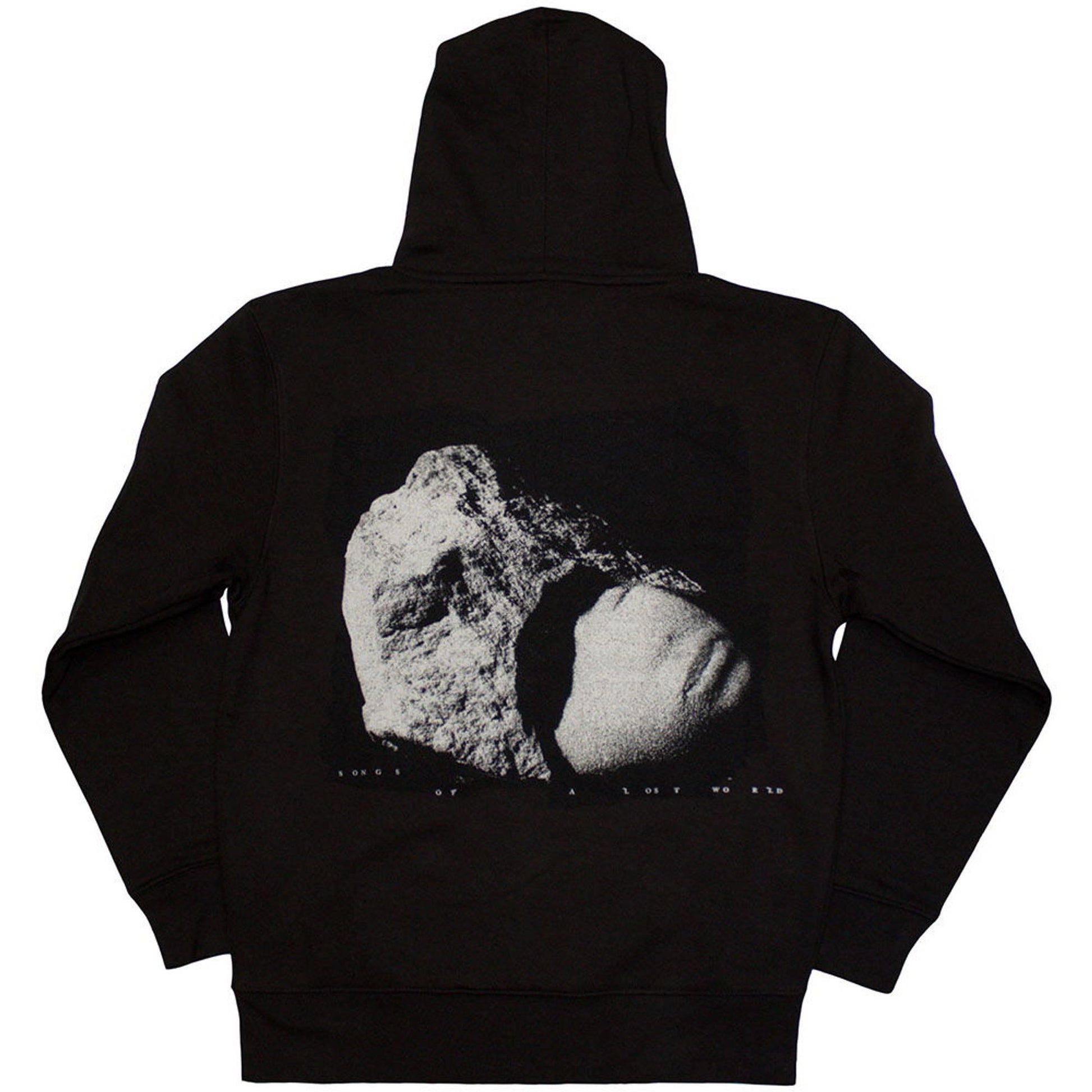 Black - Back - The Cure Unisex Adult Songs Of A Lost World Logo Back Print Pullover Hoodie