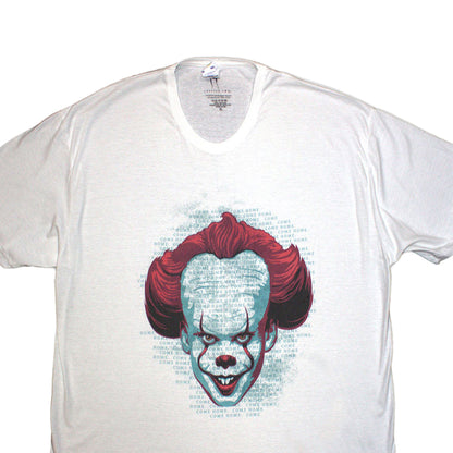 White - Back - It Unisex Adult Come Home Pennywise T-Shirt