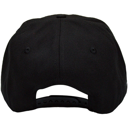 Black - Back - Metallica 3D Logo Snapback Cap