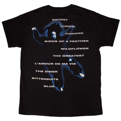 Black - Back - Billie Eilish Unisex Adult Hit Me Hard And Soft Tracklist Back Print T-Shirt