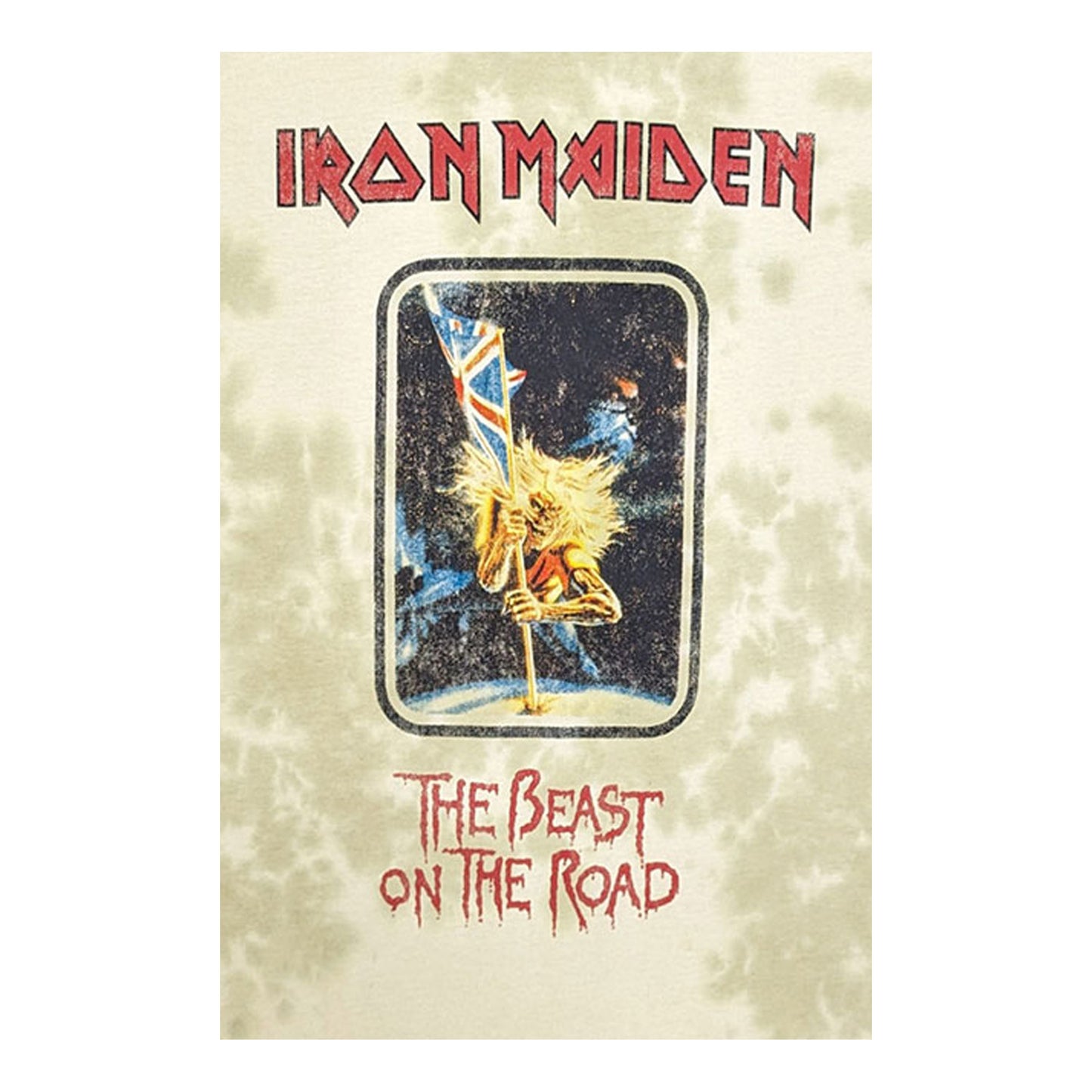 Sand - Back - Iron Maiden Unisex Adult Beast On The Road T-Shirt