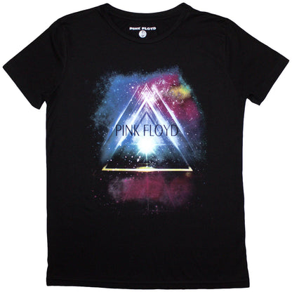 Black - Front - Pink Floyd Womens-Ladies Space Prism T-Shirt Dress