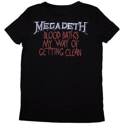 Black - Back - Megadeth Womens-Ladies Black Friday T-Shirt