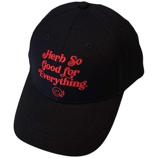 Black - Front - Bob Marley Unisex Adult Herb So Good For Everything Baseball Cap