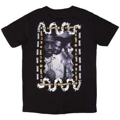 Black - Back - De La Soul Unisex Adult Mono Group T-Shirt