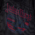 Black - Back - Judas Priest Womens-Ladies Screaming For Vengeance Mesh Crop Top