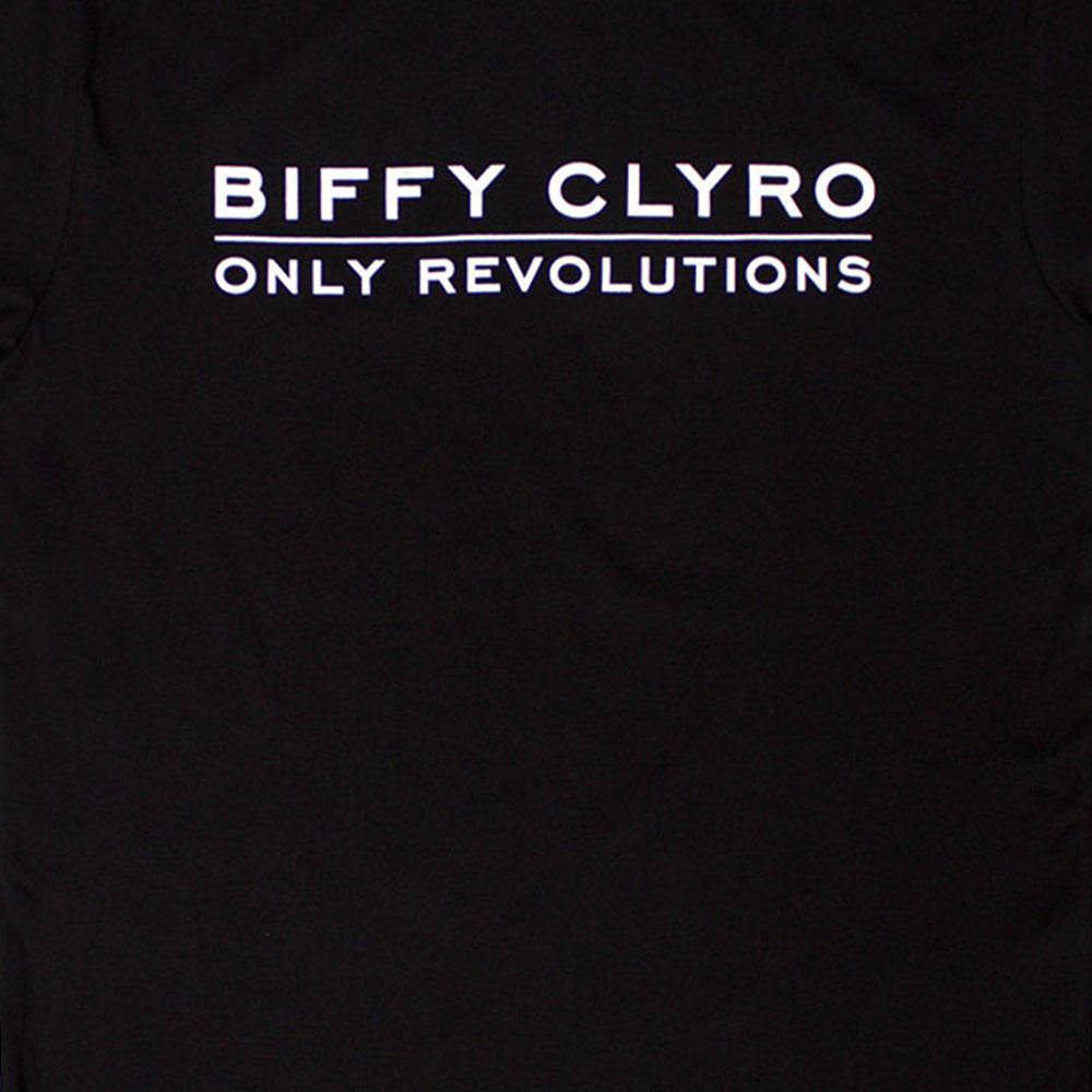 Black - Back - Biffy Clyro Unisex Adult Only Revolutions T-Shirt