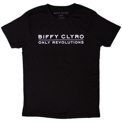 Black - Front - Biffy Clyro Unisex Adult Only Revolutions T-Shirt