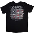 Black - Back - Foreigner Unisex Adult Eagle T-Shirt