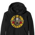 Black - Back - Guns N Roses Unisex Adult Logo Pullover Hoodie
