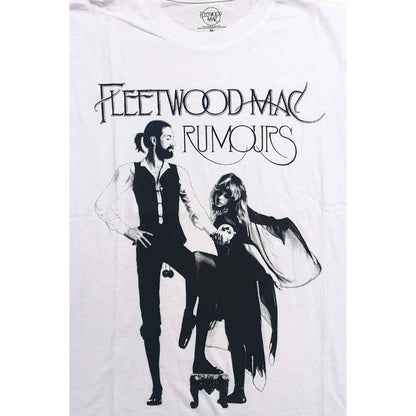White - Pack Shot - Fleetwood Mac Unisex Adult Rumours T-Shirt