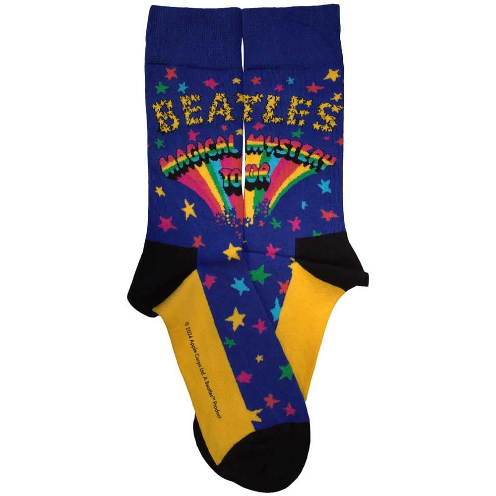 Blue - Back - The Beatles Unisex Adult Magical Mystery Tour Socks