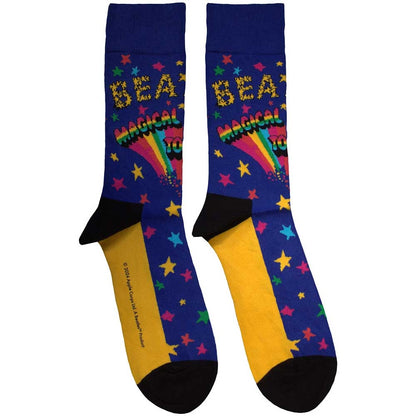 Blue - Front - The Beatles Unisex Adult Magical Mystery Tour Socks