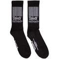 Black-White - Front - Slipknot Unisex Adult Barcode & Tribal Terrycloth Socks