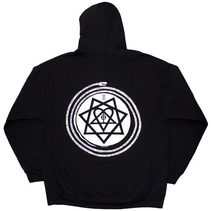 Black - Back - Him Unisex Adult Graphic Print Pull Over Hoodie
