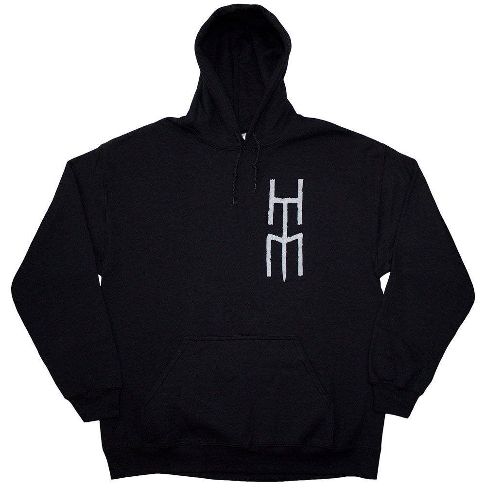 Black - Front - Him Unisex Adult Graphic Print Pull Over Hoodie